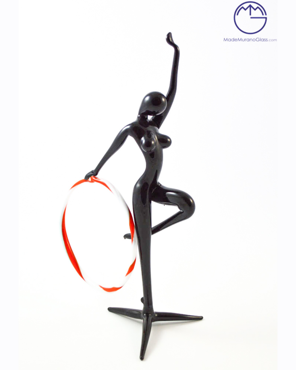 Figuur Turnster met Cirkel – Venetiaans Glas